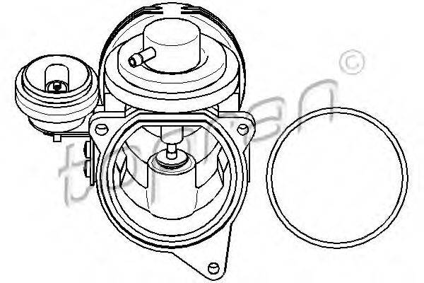 Клапан повернення ОГ TOPRAN 113 159