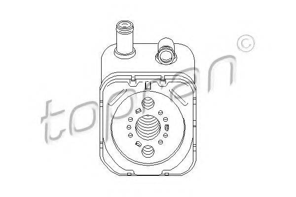 TOPRAN 112860 Масляный радиатор