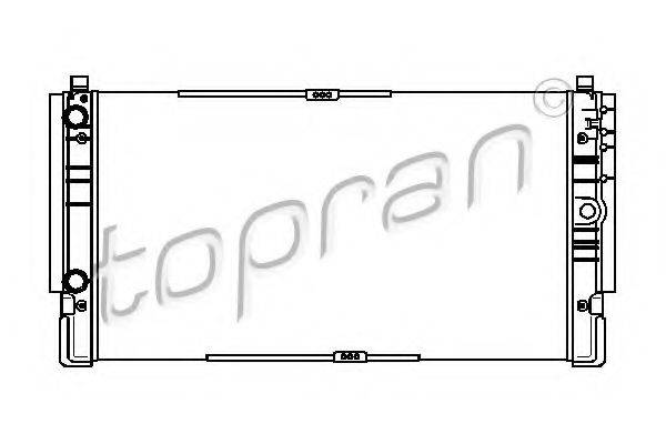 Радиатор охлаждения двигателя TOPRAN 113 326