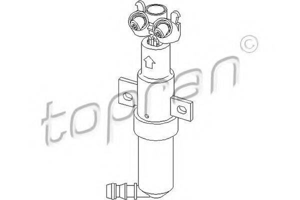 Розпилювач води для чищення, система очищення фар TOPRAN 113 438