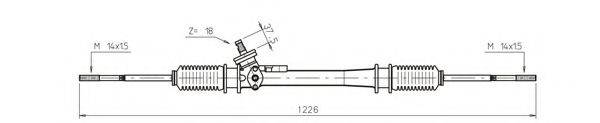 GENERAL RICAMBI WW4037 Рульовий механізм