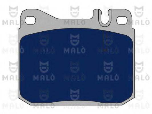 Комплект гальмівних колодок, дискове гальмо MALO 1050754