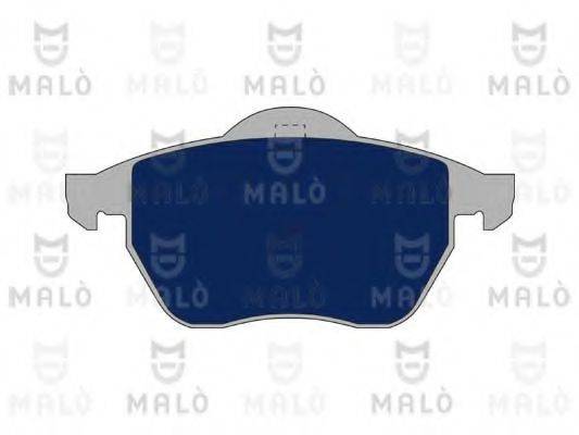Комплект гальмівних колодок, дискове гальмо MALO 1050765