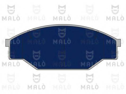 Комплект гальмівних колодок, дискове гальмо MALO 1050856