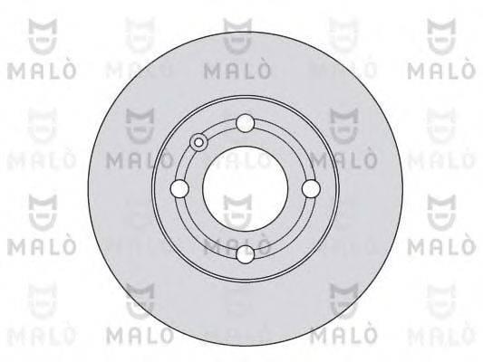 MALO 1110158 Тормозной диск