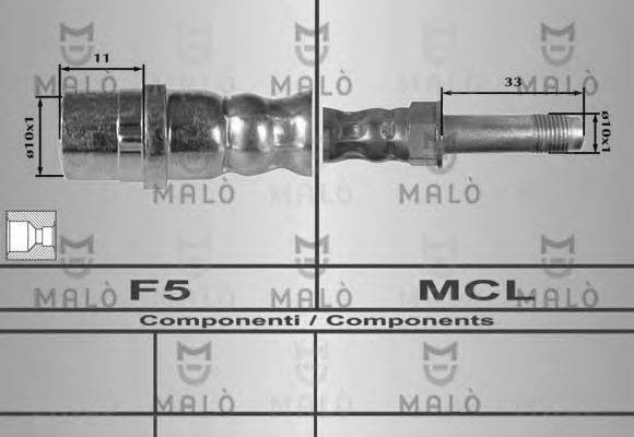 Тормозной шланг MALO 80228