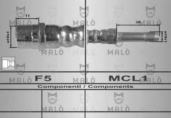 Тормозной шланг MALO 80235
