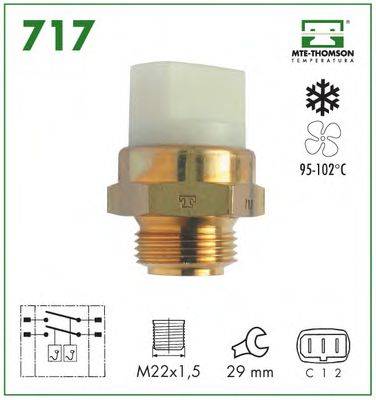 MTE-THOMSON 717 Термові вимикач, вентилятор радіатора