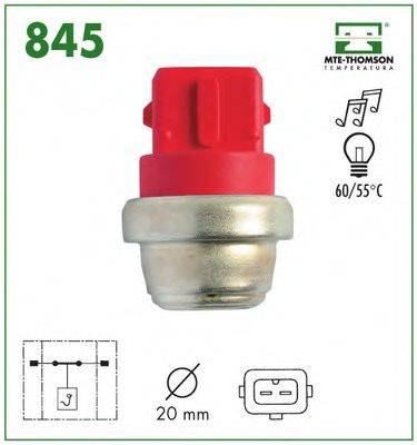 MTE-THOMSON 845 термовыключатель, сигнальная лампа охлаждающей жидкости