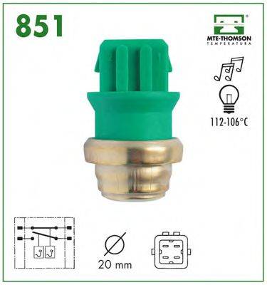 MTE-THOMSON 851 термовыключатель, сигнальная лампа охлаждающей жидкости