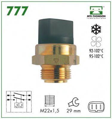 Термові вимикач, вентилятор радіатора MTE-THOMSON 777