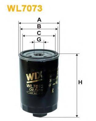 Масляний фільтр WIX FILTERS WL7073
