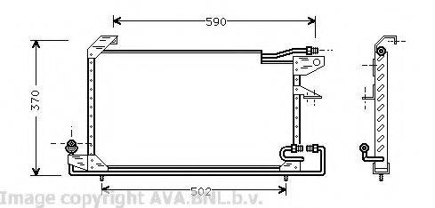 PRASCO VW5151 Конденсатор, кондиціонер