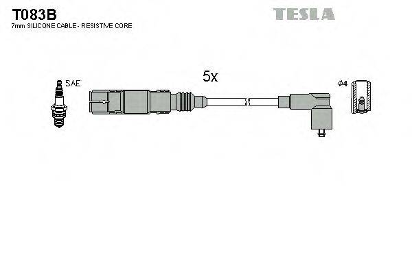 TESLA T083B Комплект проводов зажигания