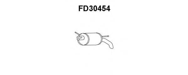VENEPORTE FD30454 Глушник вихлопних газів кінцевий