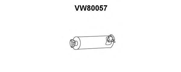 Предглушитель выхлопных газов VENEPORTE VW80057