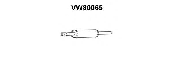 Передглушувач вихлопних газів VENEPORTE VW80065
