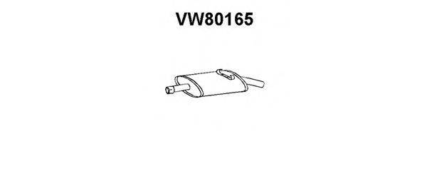 Глушник вихлопних газів кінцевий VENEPORTE VW80165