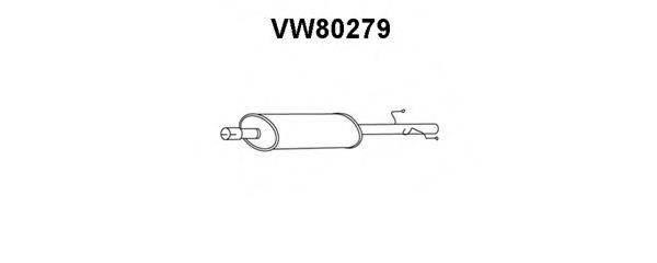 Передглушувач вихлопних газів VENEPORTE VW80279