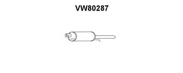 VENEPORTE VW80287 Глушитель выхлопных газов конечный