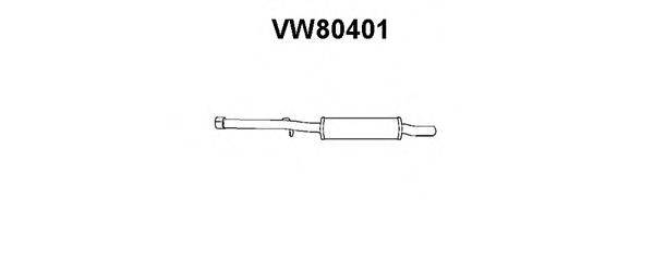 Передглушувач вихлопних газів VENEPORTE VW80401