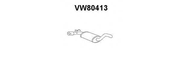 VENEPORTE VW80413 Предглушитель выхлопных газов