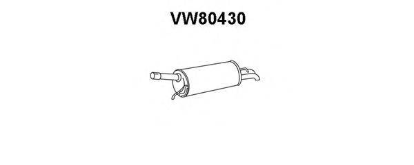 VENEPORTE VW80430 Глушитель выхлопных газов конечный