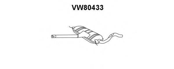 VENEPORTE VW80433 Предглушитель выхлопных газов