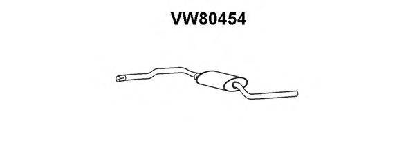 VENEPORTE VW80454 Предглушитель выхлопных газов
