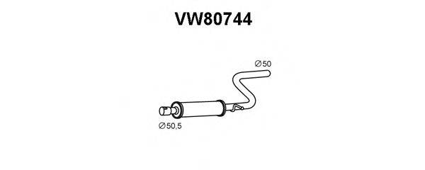 Передглушувач вихлопних газів VENEPORTE VW80744