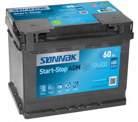 Стартерна акумуляторна батарея; Стартерна акумуляторна батарея SONNAK SK600