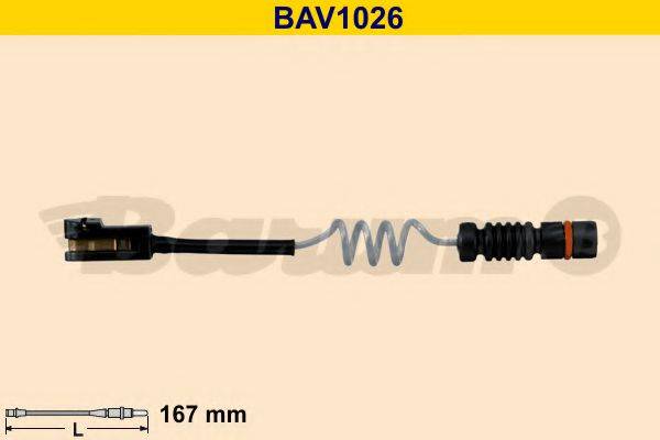 BARUM BAV1026 Сигналізатор, знос гальмівних колодок