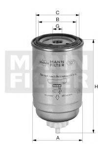 Топливный фильтр MANN-FILTER WK 950/14