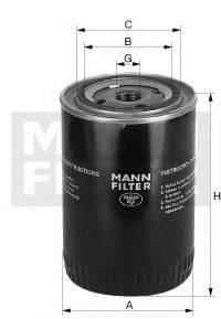 MANN-FILTER W111029 Фильтр масляный ДВС 