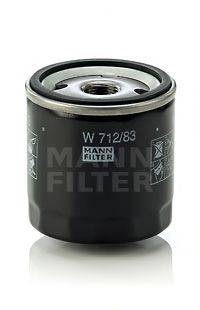 MANN-FILTER W71283 Фильтр масляный ДВС 