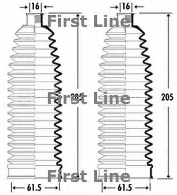 Пыльник рулевой рейки FIRST LINE FSG3264