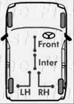 Трос, стояночная тормозная система FIRST LINE FKB3713
