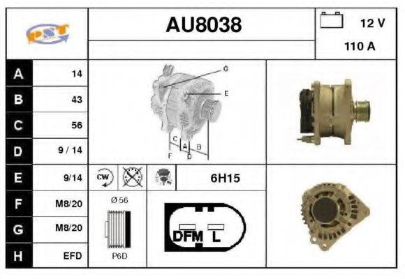 Генератор SNRA AU8038