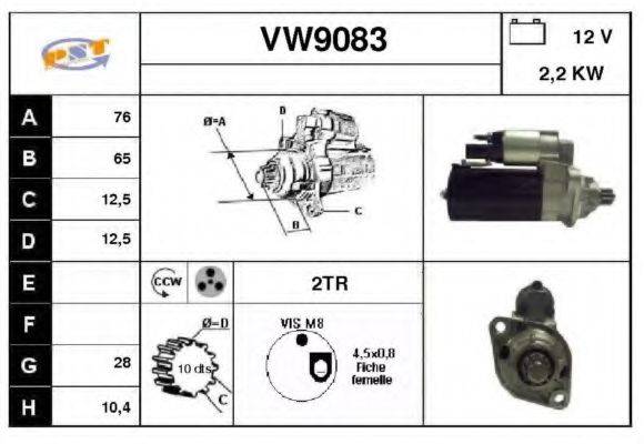 Стартер SNRA VW9083