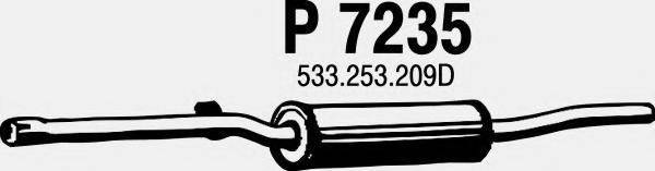 Средний глушитель выхлопных газов FENNO P7235