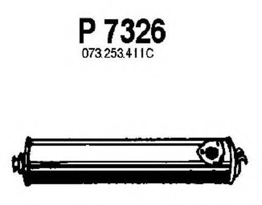 FENNO P7326 Середній глушник вихлопних газів