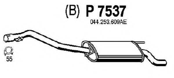 FENNO P7537 Глушник вихлопних газів кінцевий