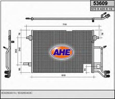 AHE 53609 Конденсатор кондиционера