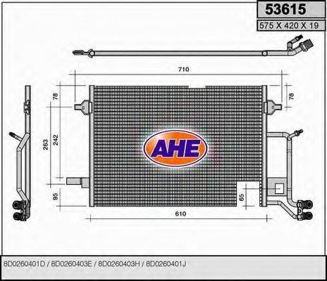 AHE 53615 Конденсатор кондиционера