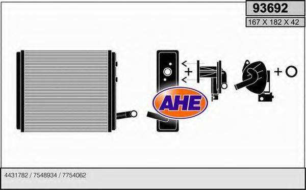 Радиатор печки AHE 93692