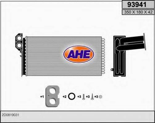Радиатор печки AHE 93941
