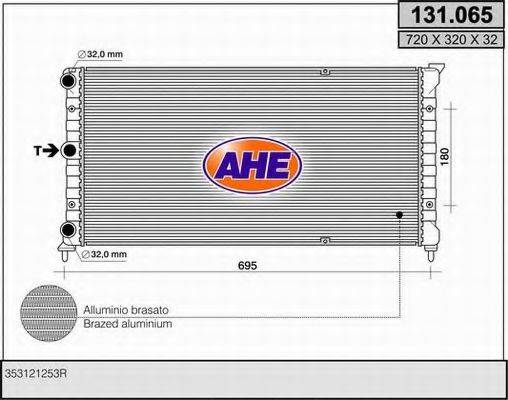 AHE 131065 Радиатор охлаждения двигателя