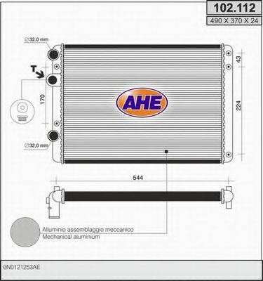 AHE 102112 Радиатор охлаждения двигателя