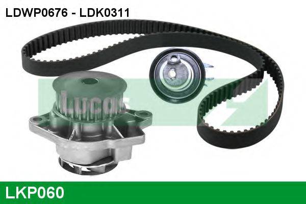 Водяной насос + комплект зубчатого ремня LUCAS ENGINE DRIVE LKP060