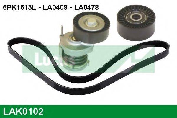 Полікліновий ремінний комплект LUCAS ENGINE DRIVE LAK0102